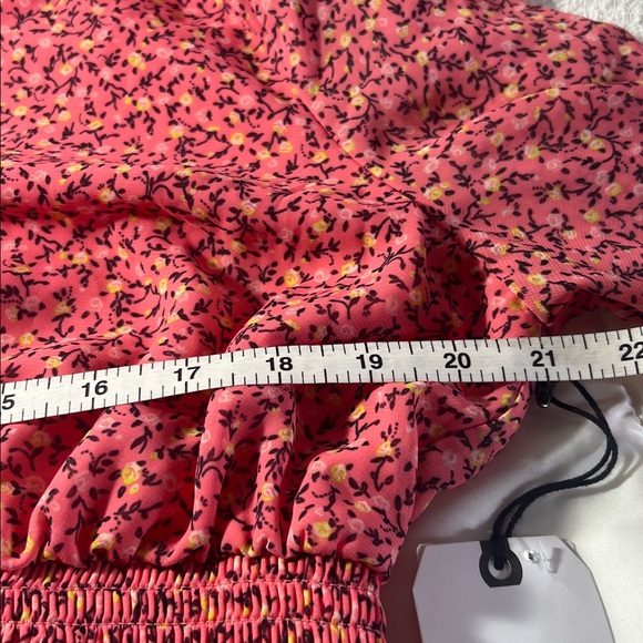 Leith Chic Long Sleeve Floral Dress‎ Pink Women’s XL Flowy New With Tags - Picture 6 of 8